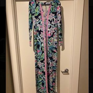 Lilly Pulitzer- Long Sleeve Maxi Dress